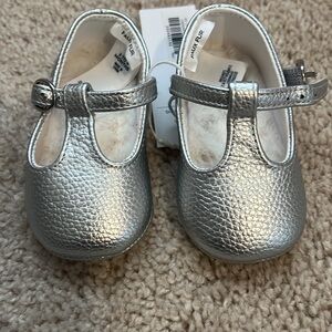 3-6 month Janie and Jack metal shoe